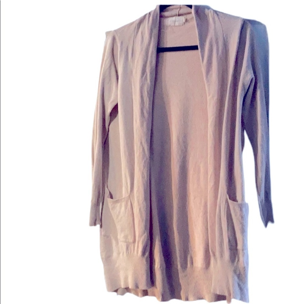 Cardigan soft pink women’s size medium-large